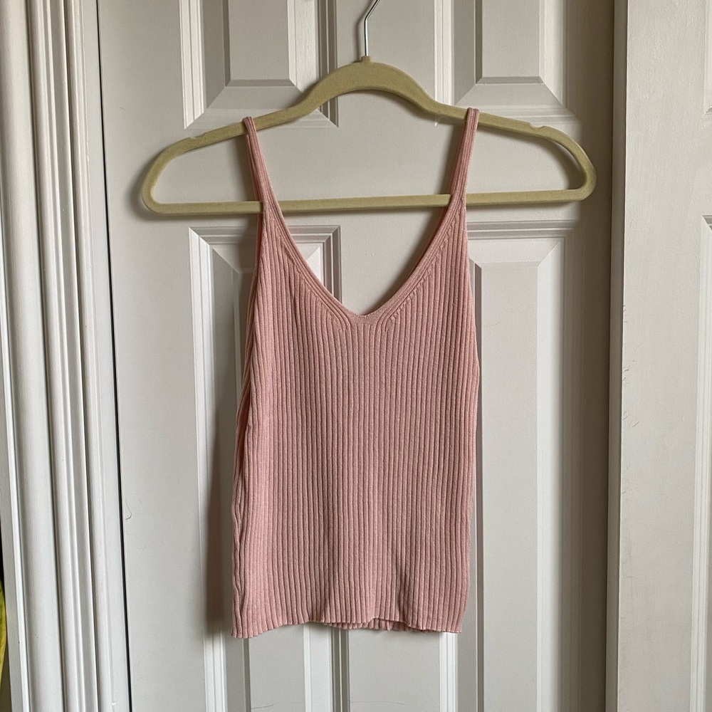 Pink Knitted Tank